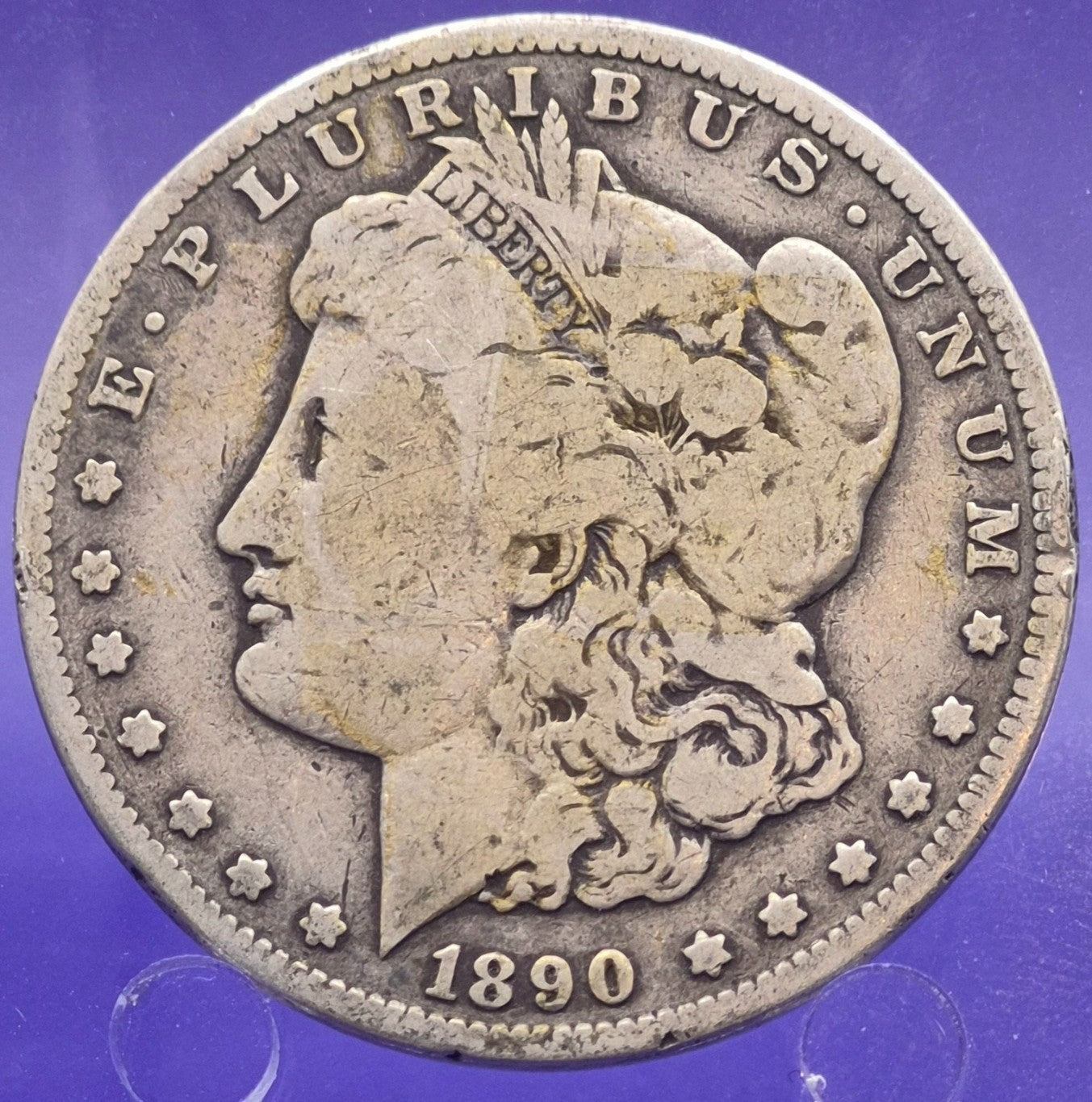 🔥 1890-CC Morgan 90% Silver $1 Dollar Early Year Carson City Circulated Beauty