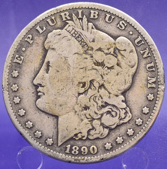 🔥 1890-CC Morgan 90% Silver $1 Dollar Early Year Carson City Circulated Beauty