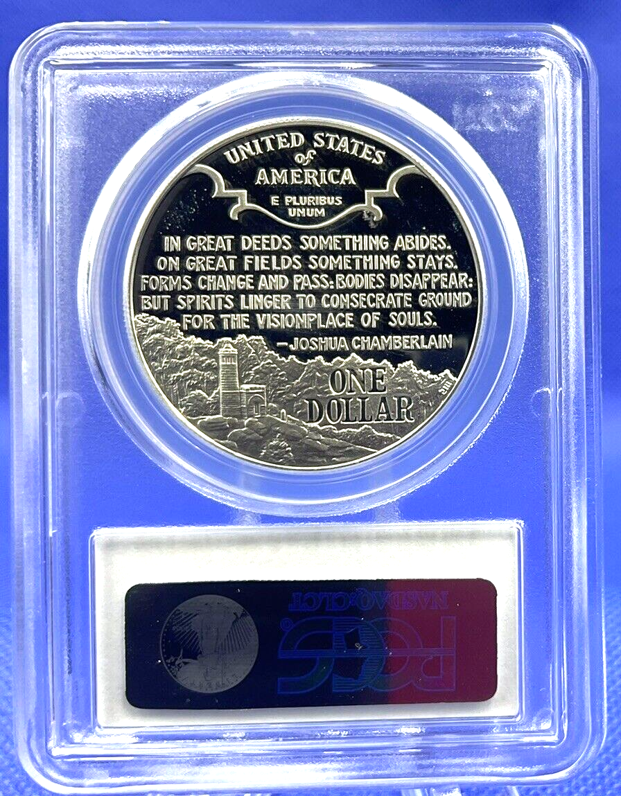 ✅1995-S  🎯 CIVIL WAR Commemorative Silver Dollar PCGS PR 69 DEEP CAMEO 🏵