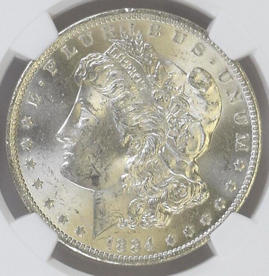 ⚡️MS63 1884-O Morgan Silver $1 Dollar NGC Graded  Coin 90% Fine