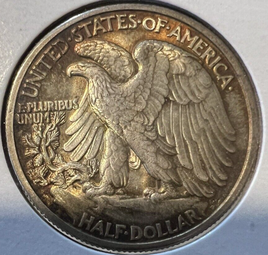 SUPER TONER GEM 1942-P Walking Liberty Half Dollar  Beauty 50c Coin
