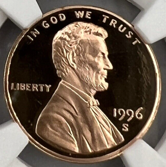 1996 S Lincoln Memorial Cent NGC PF 70 RD ULTRA CAMEO  BLUE FLAG Label ✅ 🔥