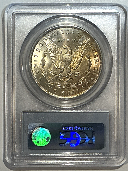 1884-O Morgan Silver Dollar SUPER TONED REVERSE MS64 PCGS Uncirculated $1 Coin