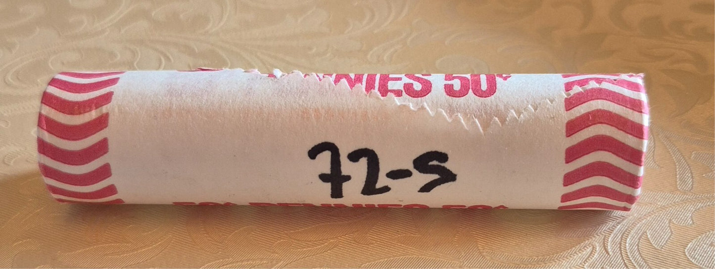 1972 S Lincoln Memorial BU Brilliant Uncirculated 1C From 🔥OBW Bank Roll🔥