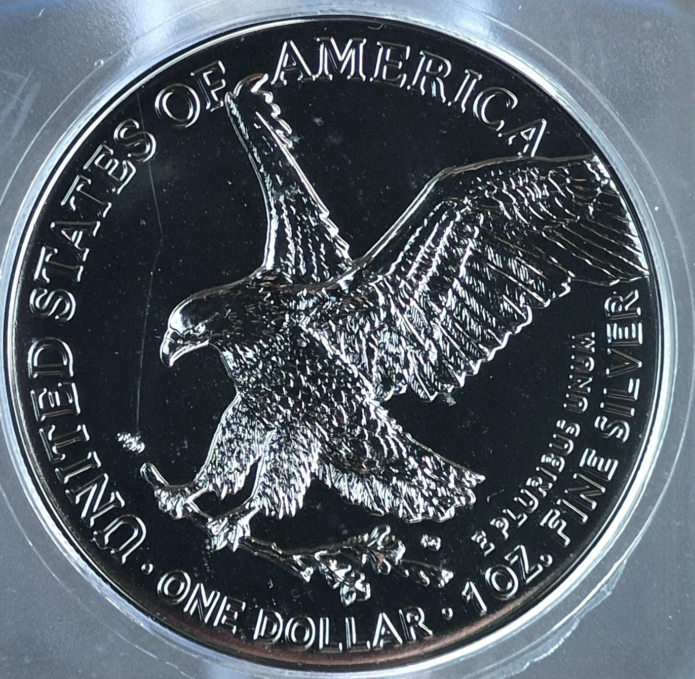 2024 ICG American Silver Eagle Ruthenium Edition. 1 oz Silver **1 of 500**