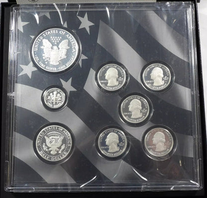 💥  2013 US Mint Limited Edition Silver Proof Set w/Box & COA OGP 8 Coins