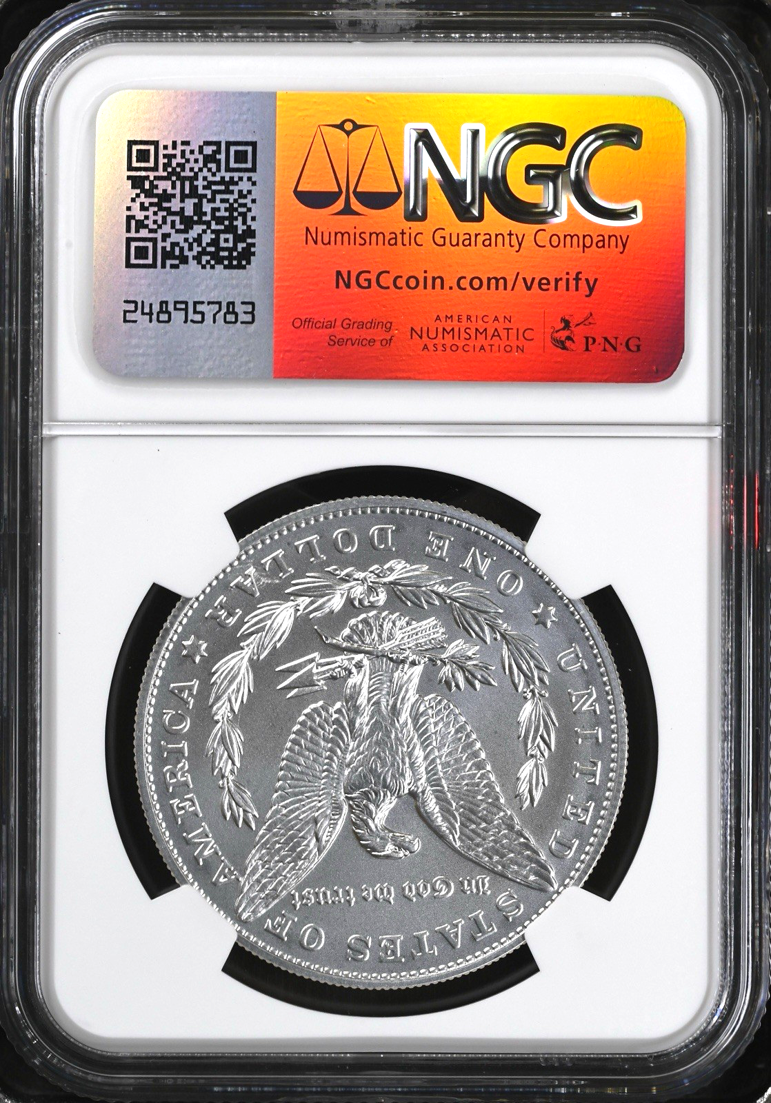 🔥 2023 $1 Morgan Silver Dollar NGC MS70 THE OFFICIAL RED BOOK Label Coin Bible