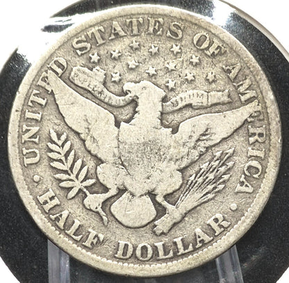 1906 Barber Half Dollar 🥈90% Silver🥈 50C Very Good Condition Full Motto