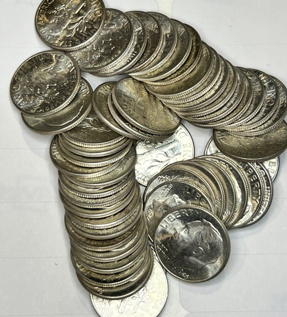 1946 D Roosevelt Dime BU Uncirculated FIRST YEAR Mint State 90% Silver 10c Coin