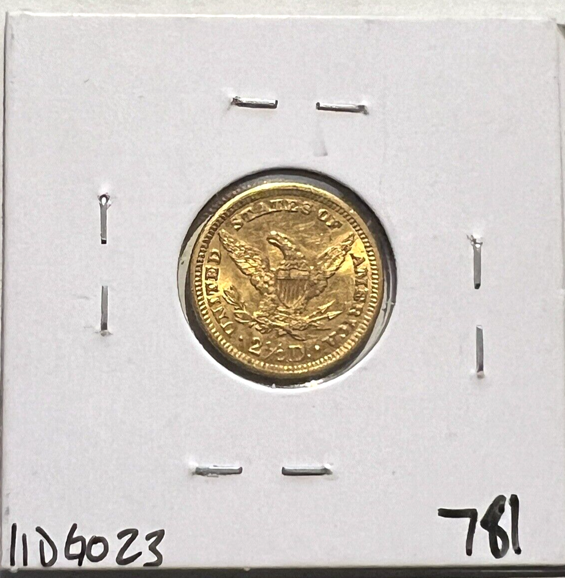 🔥 1903 SIGMA VERIFIED $2.50 Liberty Head Gold Quarter Eagle Pre1933 AU/BU Coin