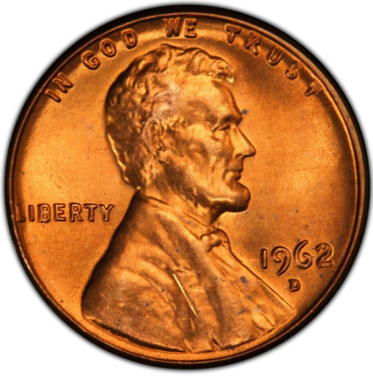 1962 Denver Lincoln Memorial BU Brilliant Uncirculated 1C From 🔥OBW Bank Roll🔥