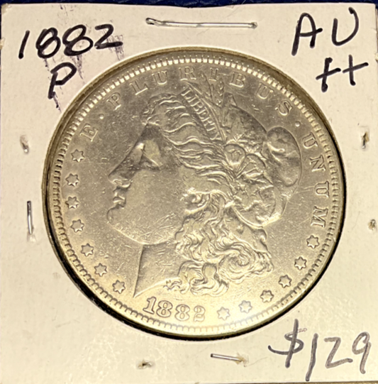 🔥1882 P $1 Morgan Silver Dollar - Sharp Strike Early Date 90% Silver Coin