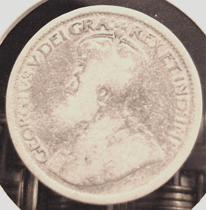 Canada - 10 Cents 1918 - George V, 🔥2.16 Grams .925% Silver🔥 Dime