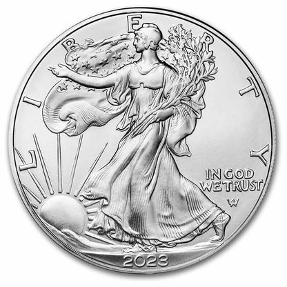 💰 2023 $1 Silver Eagle 🦅 PCGS MS70 FirstStrike Flag Label Collectible 999 Coin