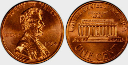 1994 P Lincoln Memorial BU Brilliant Uncirculated 1C From 🔥OBW Bank Roll🔥