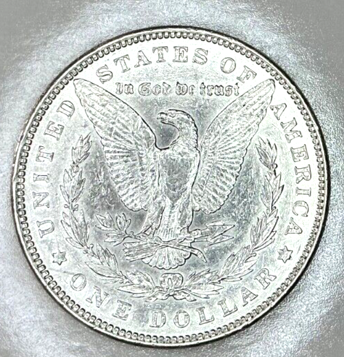 1889 P Morgan $1 Dollar 90% Silver BU Blast White Uncirculated Coin