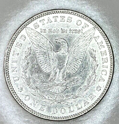 1889 P Morgan $1 Dollar 90% Silver BU Blast White Uncirculated Coin
