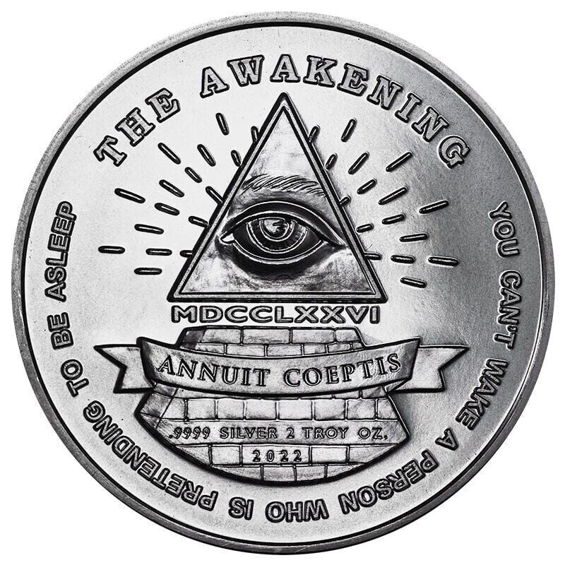 2022 - 2oz .9999 Silver - The Awakening Series - House of Cards Collectible Coin