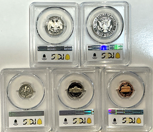 1985-SProof Set Date 5 Coin Newly Graded PCGS PR69 DCAM Perfect Gift