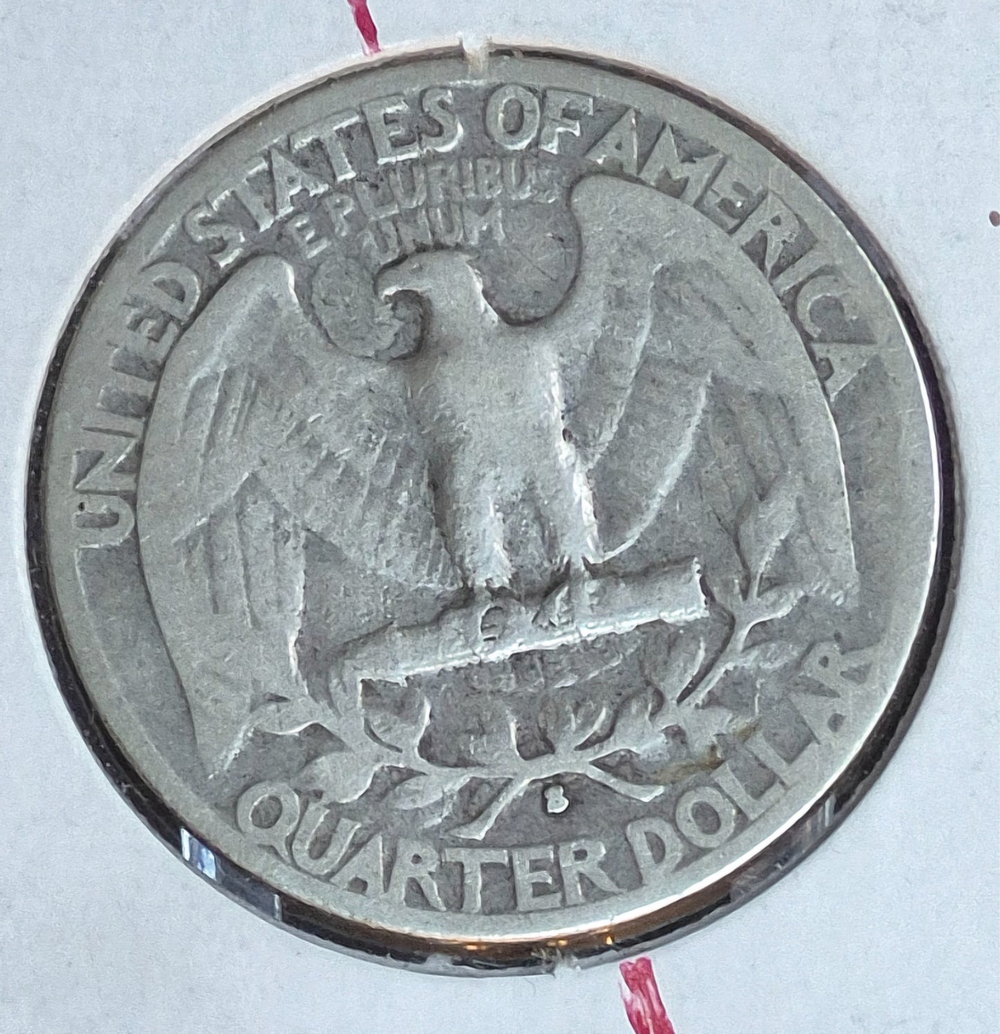 1932-S Washington 22 Degree Die Rotation Key Date 1st Yr 90% Silver Quarter 25C