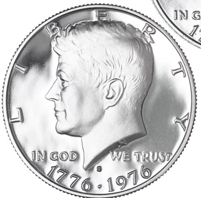✅ 1976S Kennedy Half Dollar 40% Silver Brilliant Uncirculated BiCentennial Coins