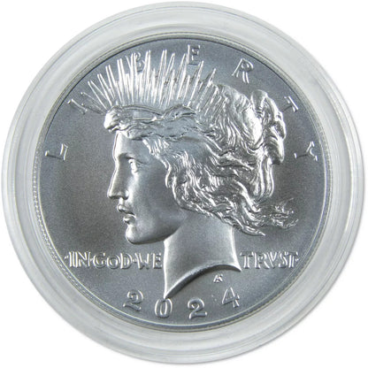 🔥 2024 Peace Dollar Brilliant Uncirculated .999 Silver $1 Coin With OGP & COA