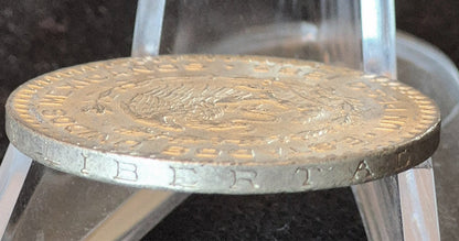 1963 MO Mexico 1 Peso BU Libertad Edge🔥1.6 Grams SILVER Spectacular Blast White