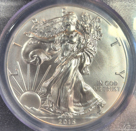 2015 Silver Eagle 999 SILVER Flag First Stike Stuck At West Point 🔥PCGS MS70🔥