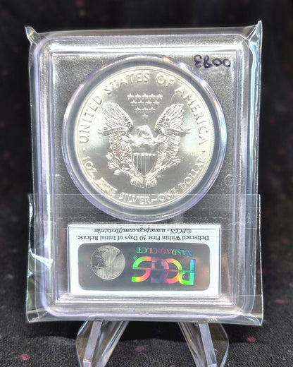2015 Silver Eagle 999 SILVER Flag First Stike Stuck At West Point 🔥PCGS MS70🔥