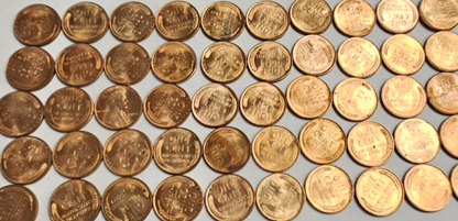 🔥 1945 P  Lincoln Wheat Cent BU UNCIRCULATED Gem From OBW Bank Coin Roll