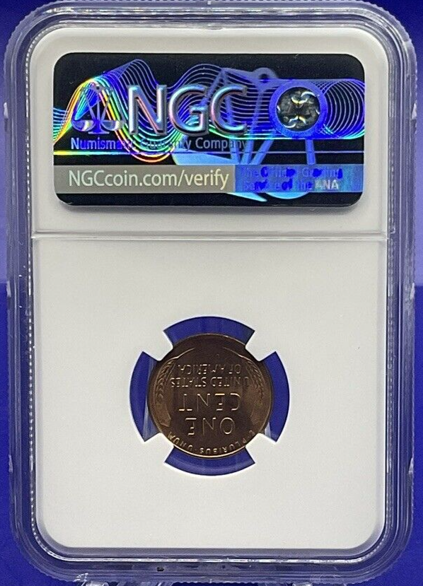 ⭐️ 1944 LINCOLN WHEAT CENT 1C NGC MS 66 RD 🔥 Fire Red Color UNCIRCULATED Coin