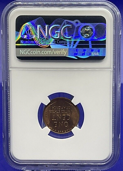 ⭐️ 1944 LINCOLN WHEAT CENT 1C NGC MS 66 RD 🔥 Fire Red Color UNCIRCULATED Coin