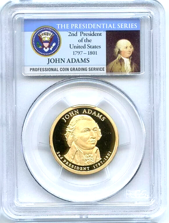 ✅ 2007 S Presidential Dollars $1 4 Coin Set PCGS PR69DCAM Founding Fathers USA