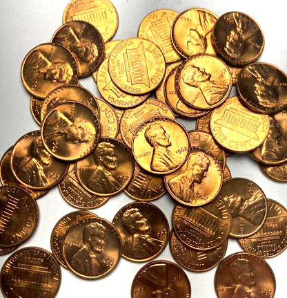 ✅ 1962-P BU UNC Lincoln Memorial BU UNCIRCULATED Coin From OBW Bank Roll